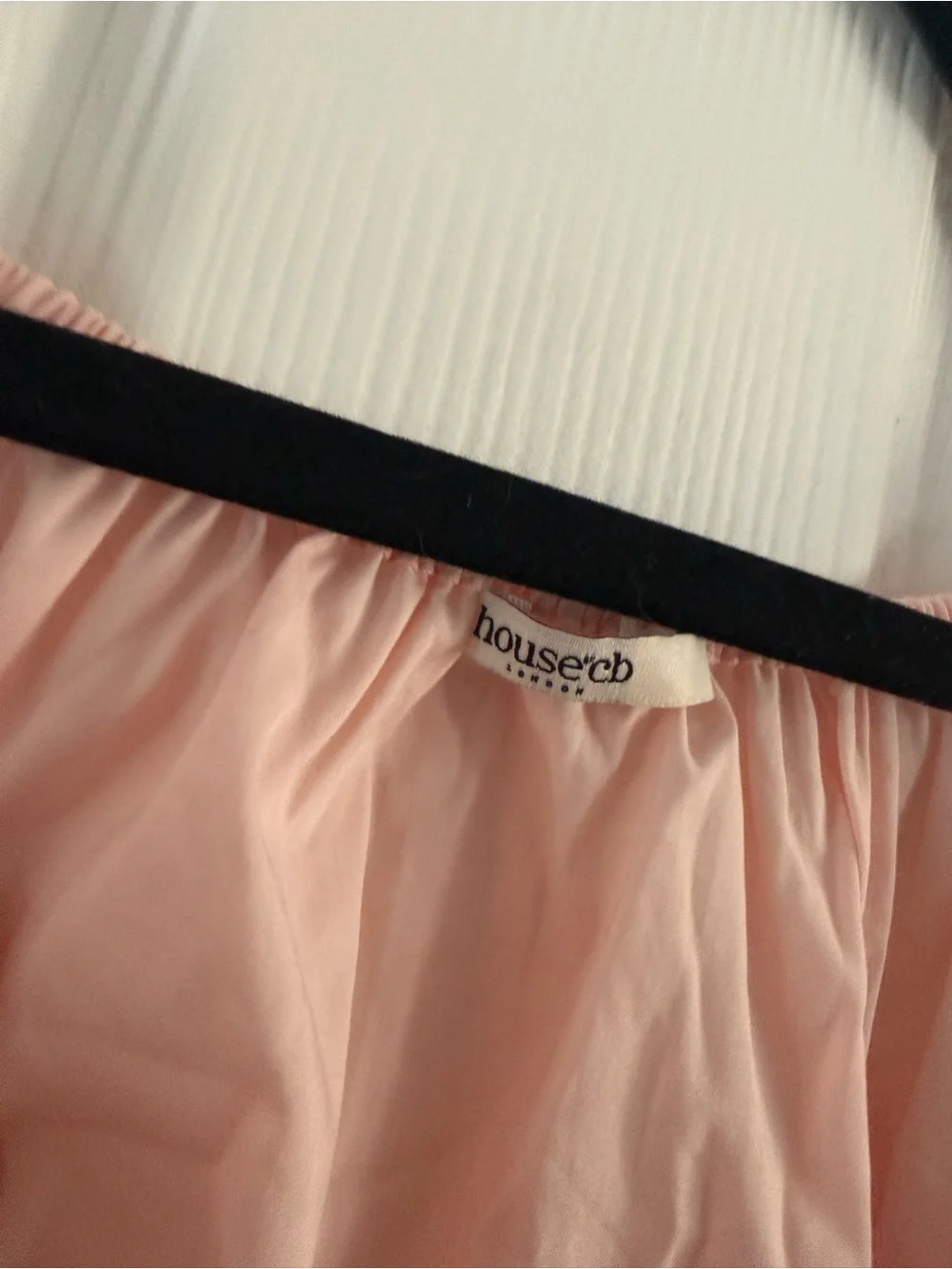 House of CB Kitty Baby Pink Gathered Top
